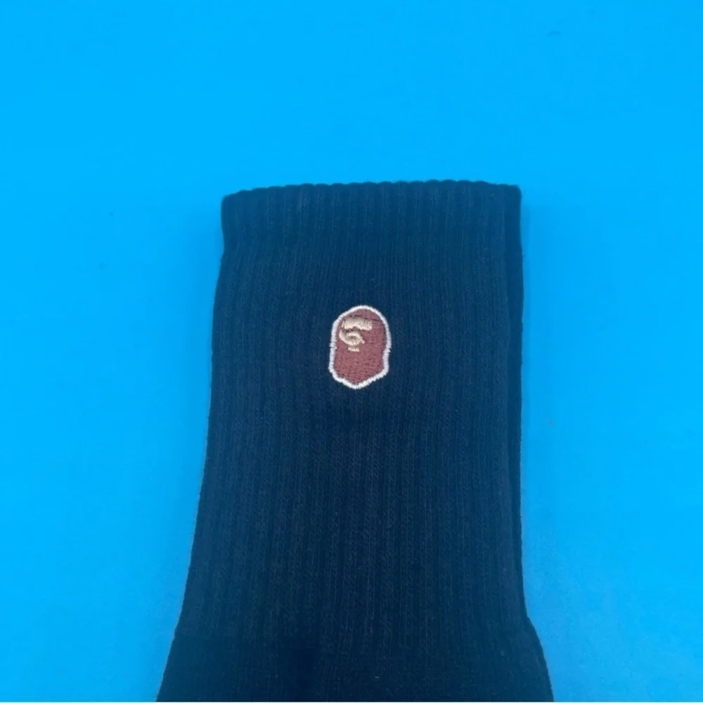 A Bathing Ape Black Casual Socks​ - Picture 3 of 4